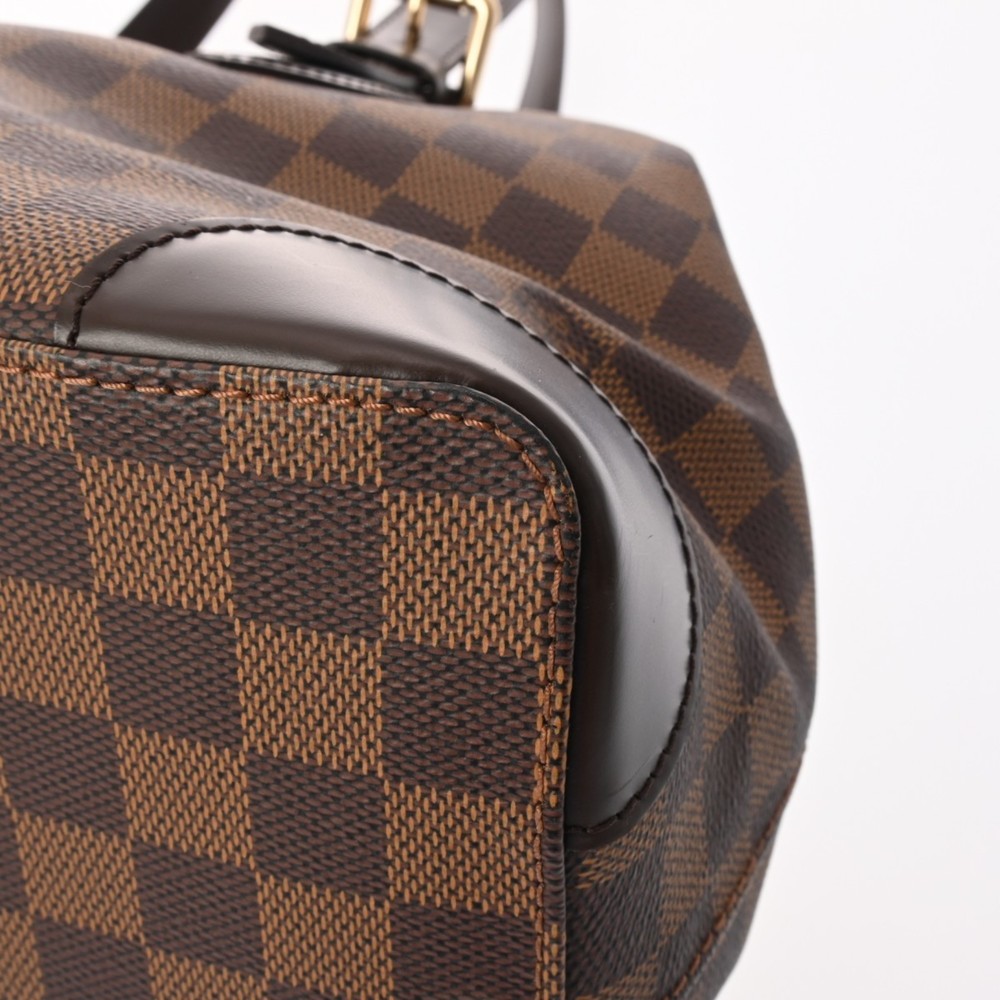 LOUIS VUITTON Damier Hampstead MM Tote Bag Brown N51204 Canvas Handbag - Picture 7 of 13